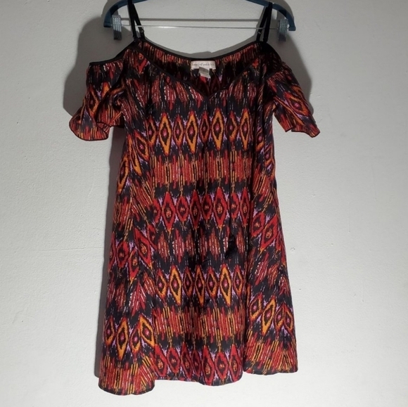 Band of Gypsies Multicolored Tunic Dress With Pockets tassels Size M - Picture 1 of 15